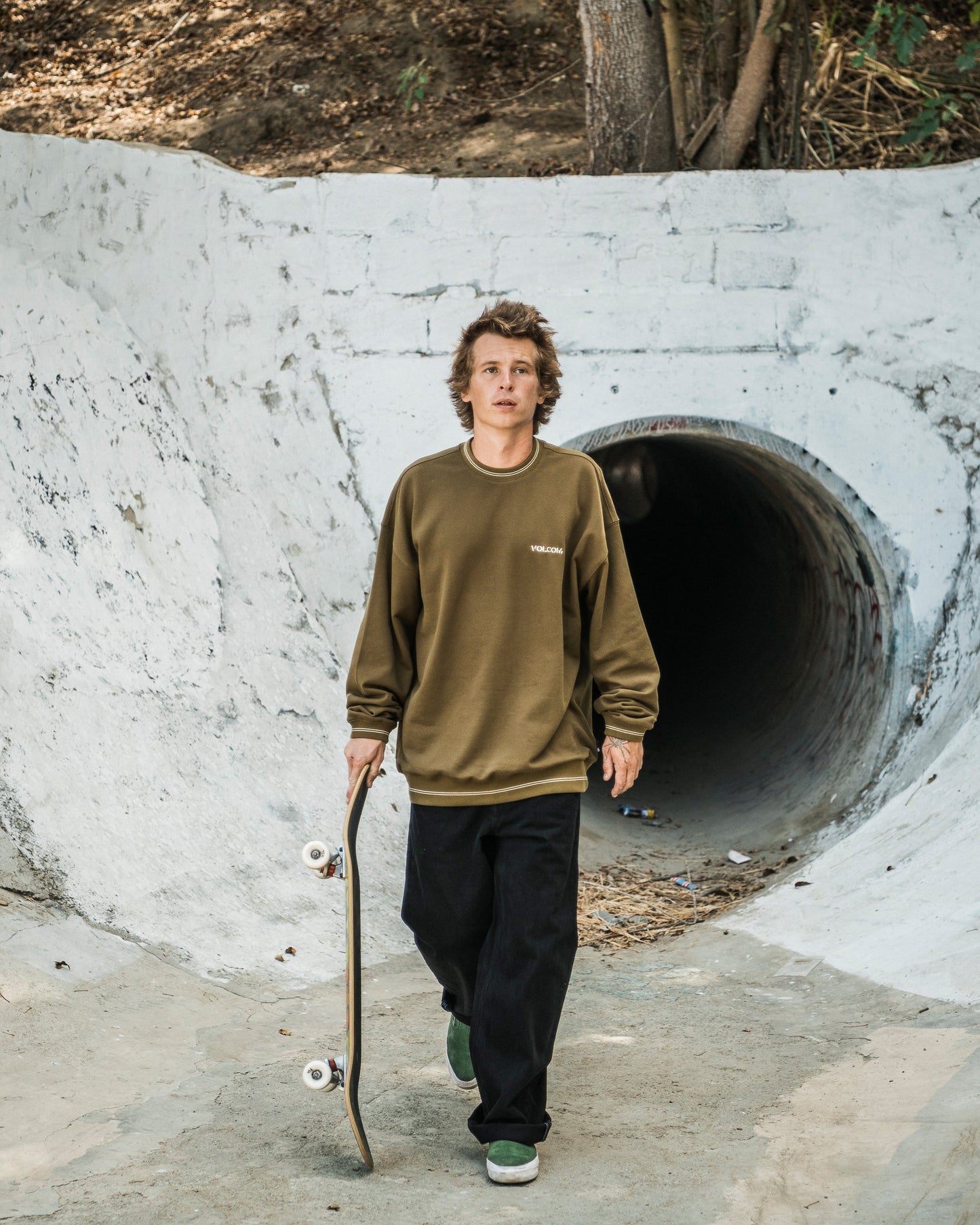 Sweatshirt K Stone - Sage Leaf