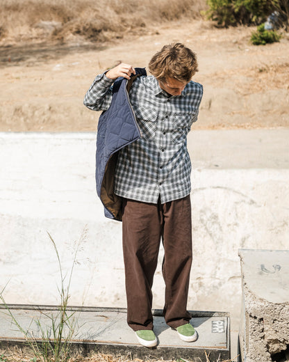 Pantalon À Taille Élastique Chillow Pleat - Cacao