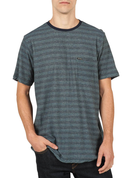 T-shirt manches courtes Alden Crew - Airforce Blue