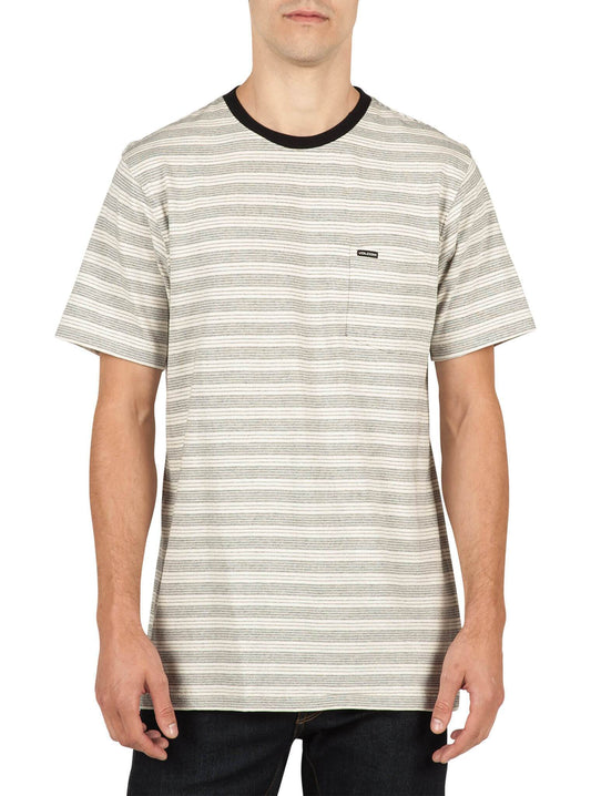T-shirt manches courtes Alden Crew - Egg White
