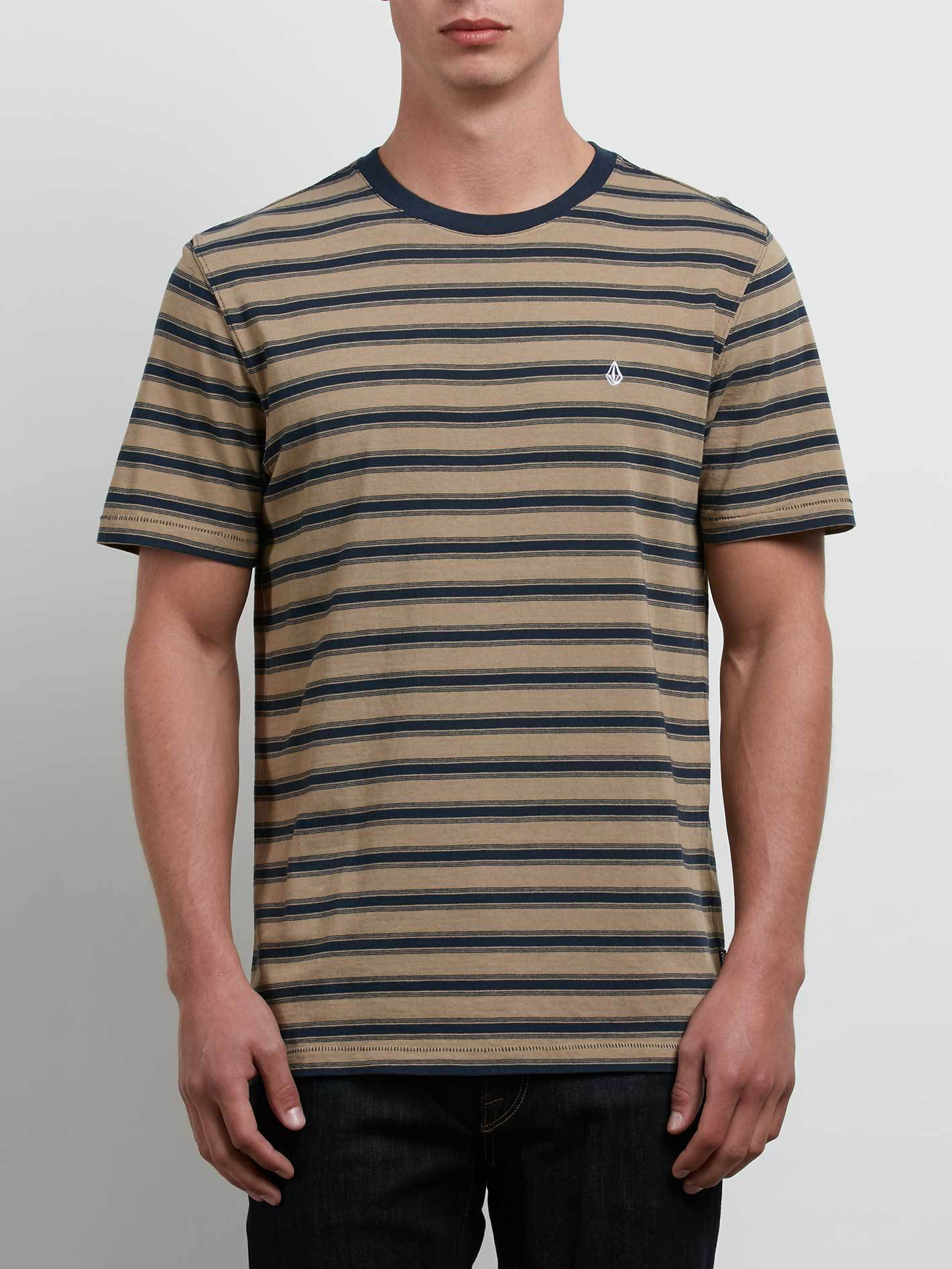 T-shirt à manches courtes Briggs Crew - Sand Brown
