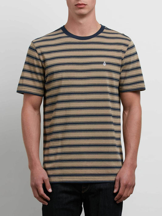 T-shirt à manches courtes Briggs Crew - Sand Brown
