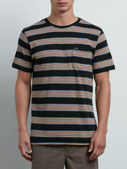 Belfast Kurzarm-T-Shirt - Schwarz