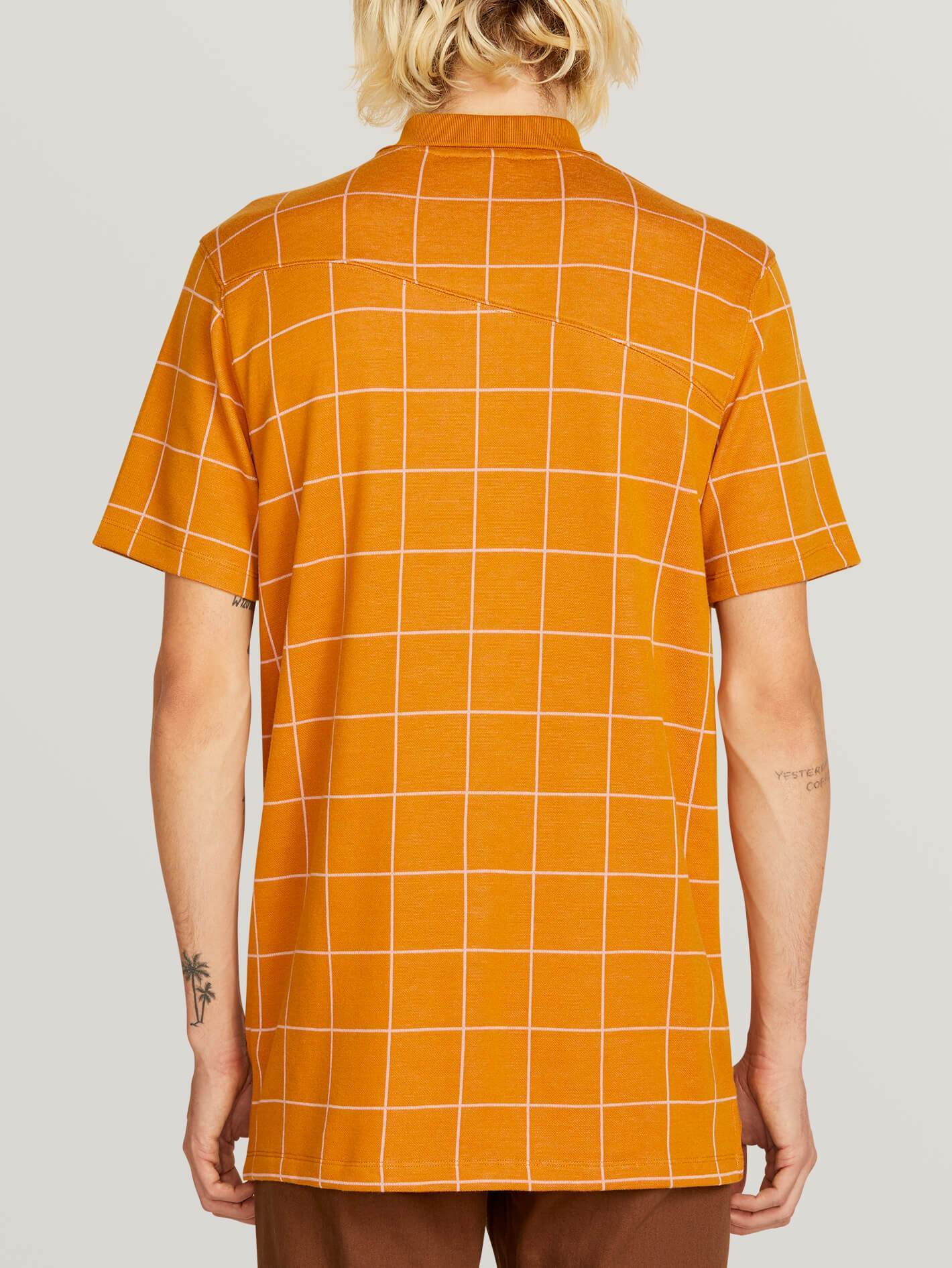 Wowzer Plaid Polo - Camel