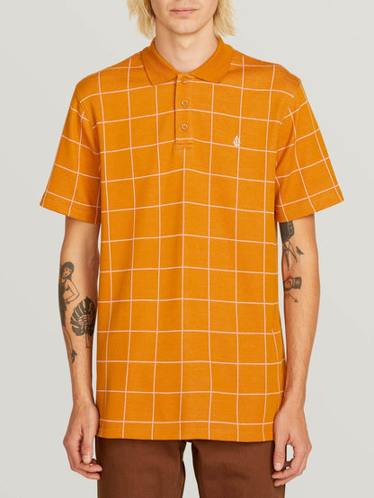 Wowzer Plaid Polo - Camel