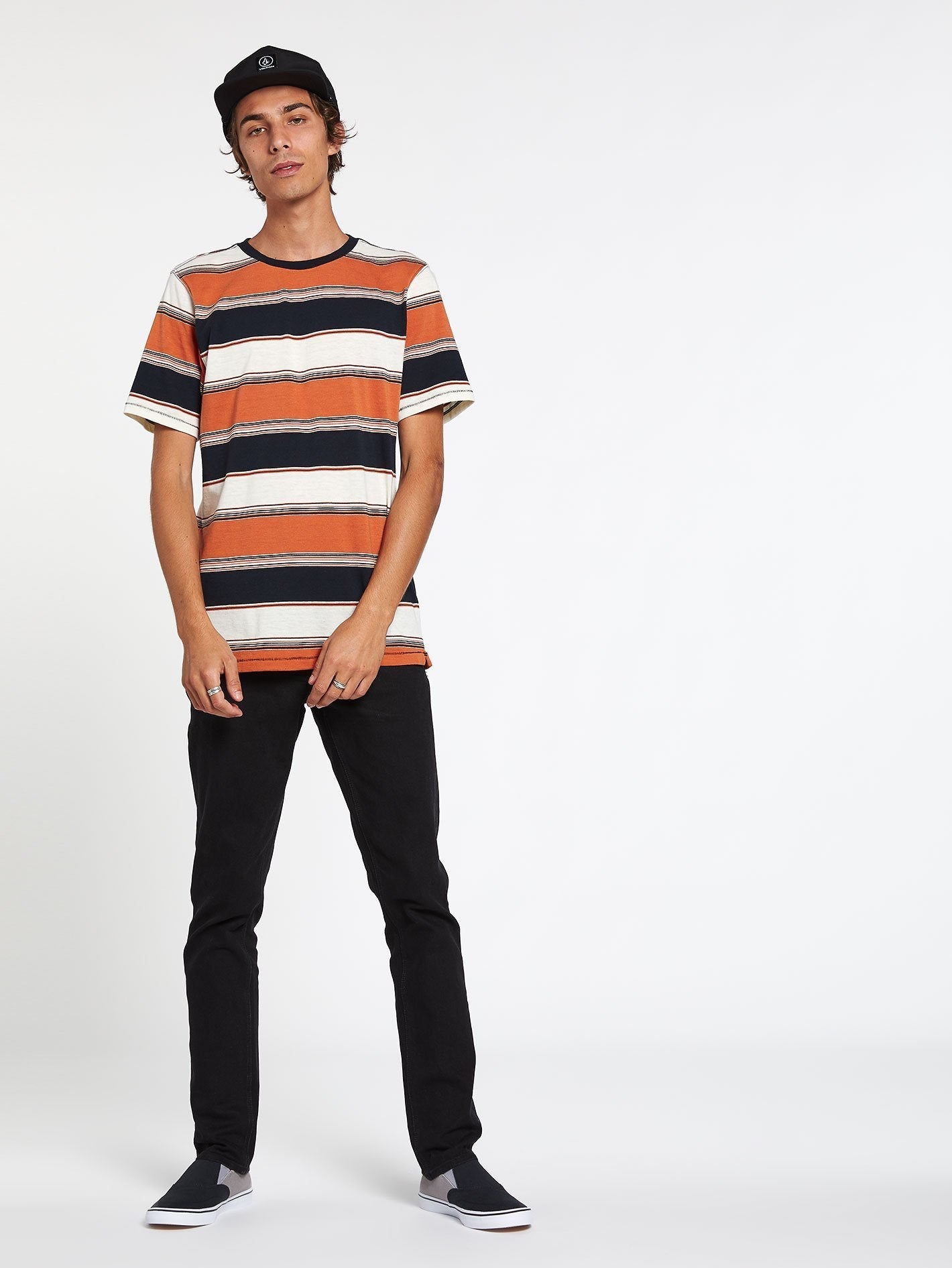 Chromatisches T-Shirt - GEBRANNTES ORANGE