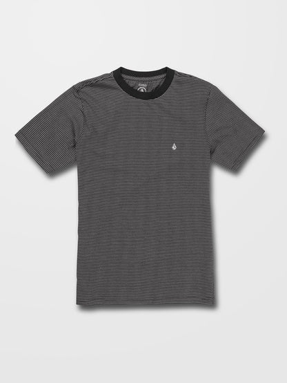 T-shirt Slated Stripe - BLACK