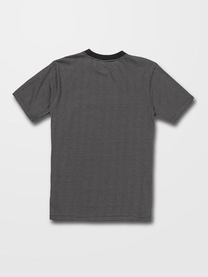 T-shirt Slated Stripe - BLACK