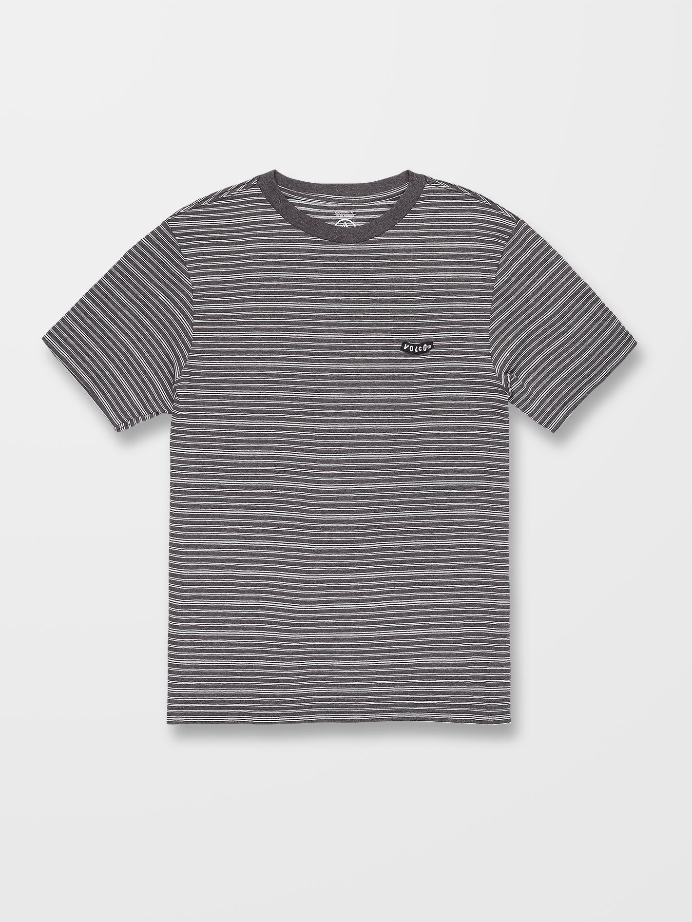 Static Stripe T-shirt - BLACK