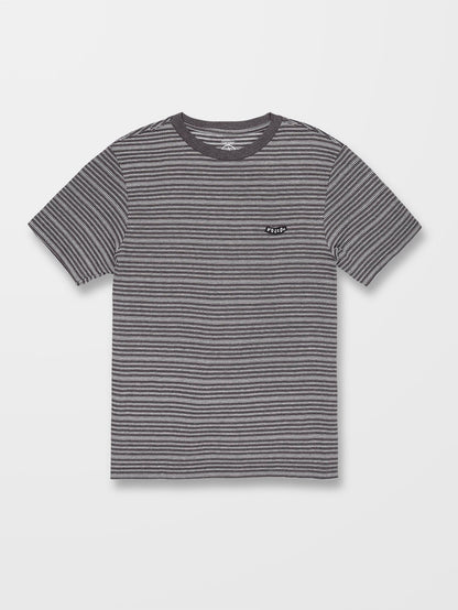 Static Stripe T-shirt - BLACK