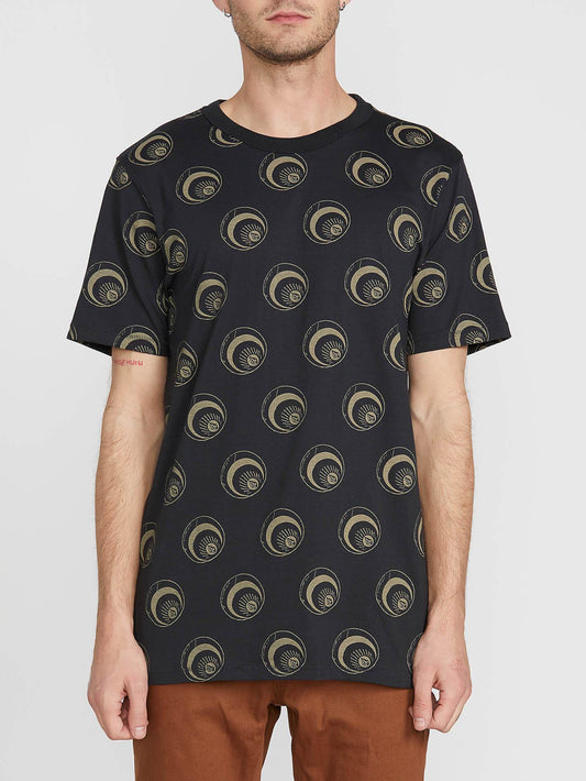 Eddiot Kurzarm-T-Shirt – SCHWARZ
