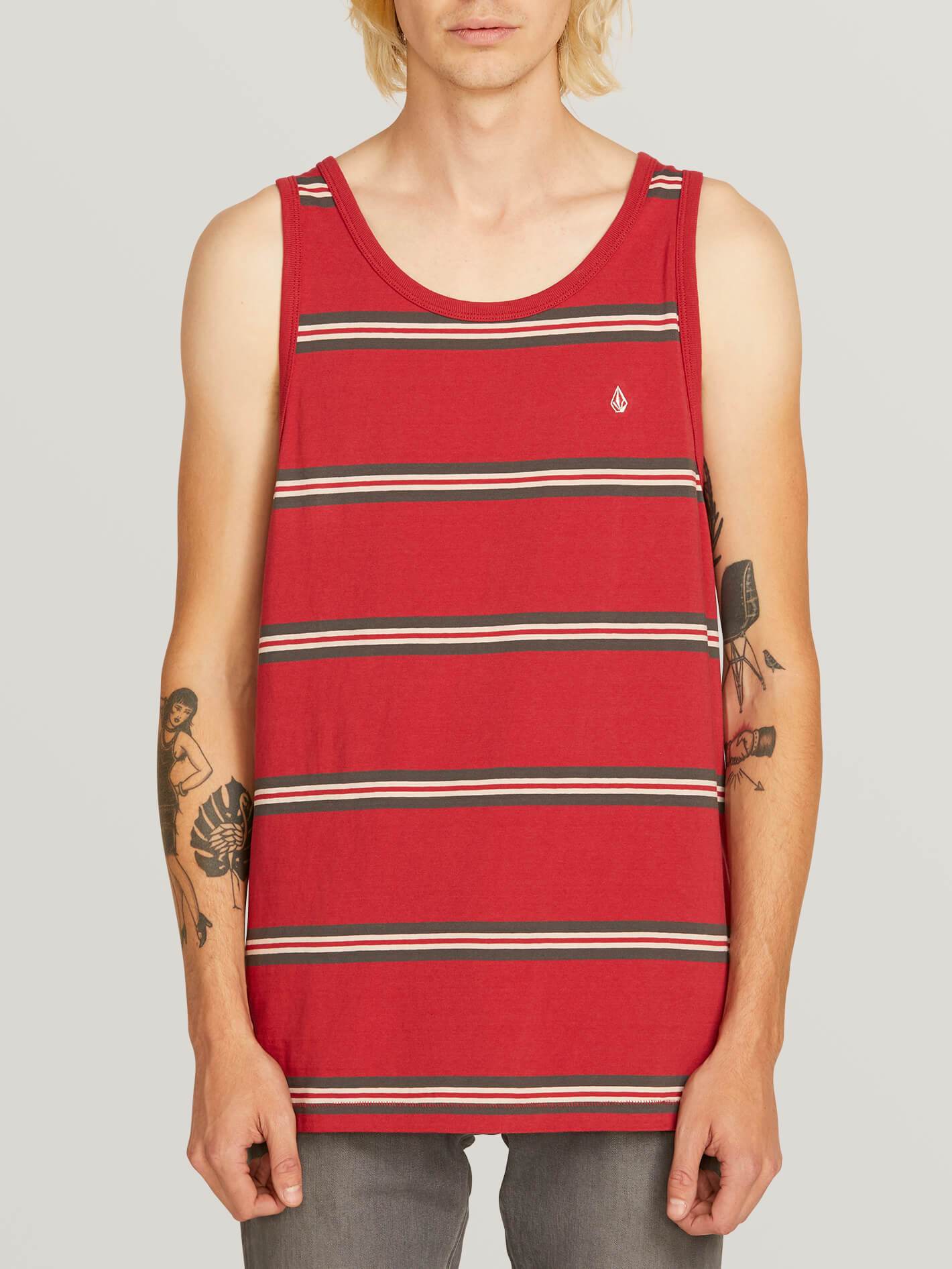 Beauville Tank Top - Burgundy