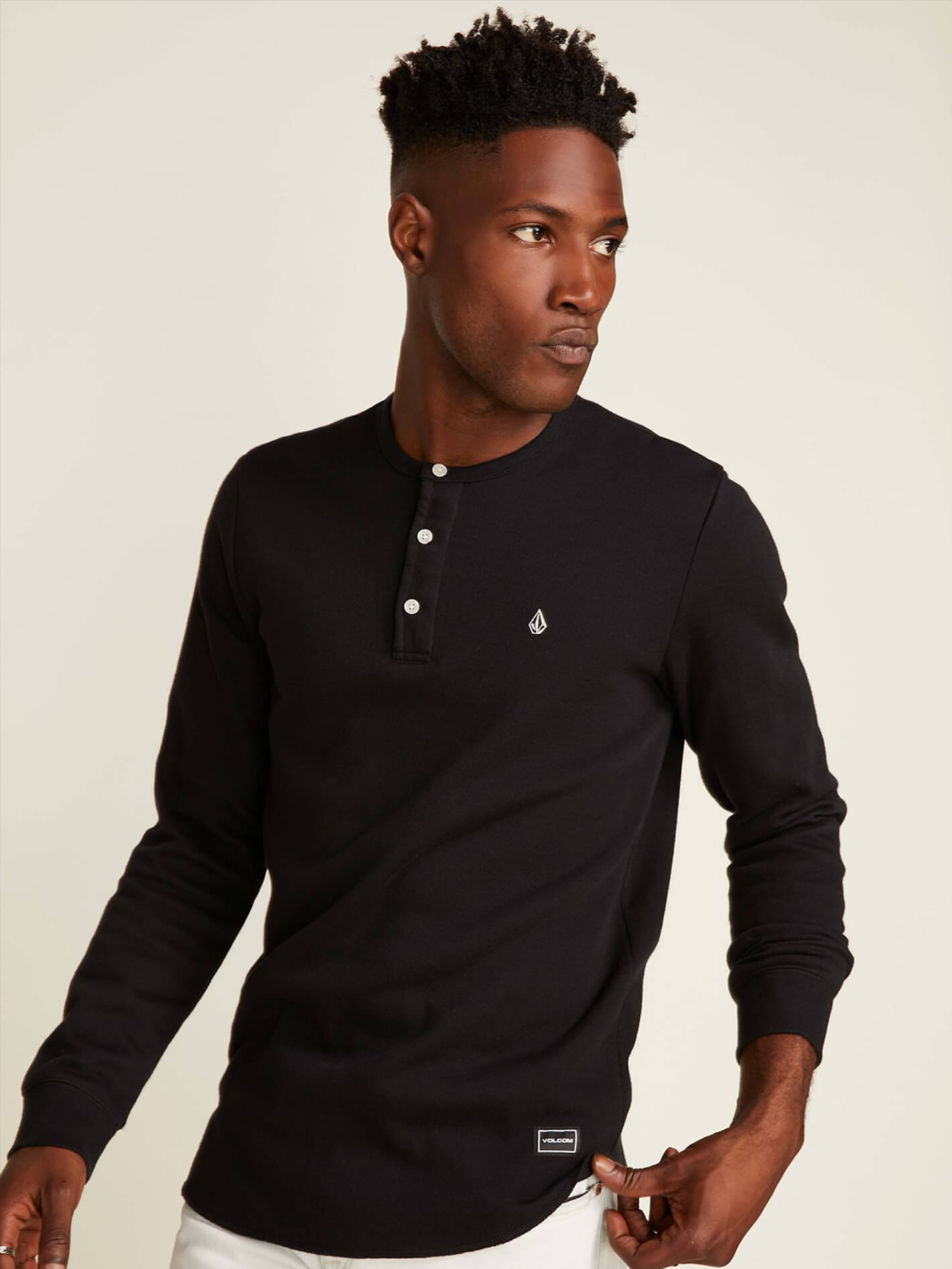 T-shirt Layer Stone - Black
