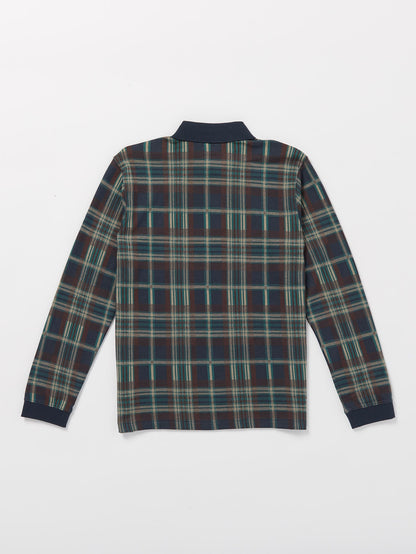 Volcom Entertainment Fat Tony Langarmhemd - Navy