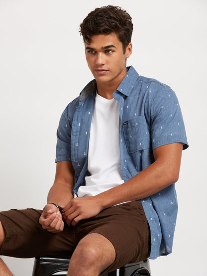 Chemise à manches courtes Gladstone - Deep Blue