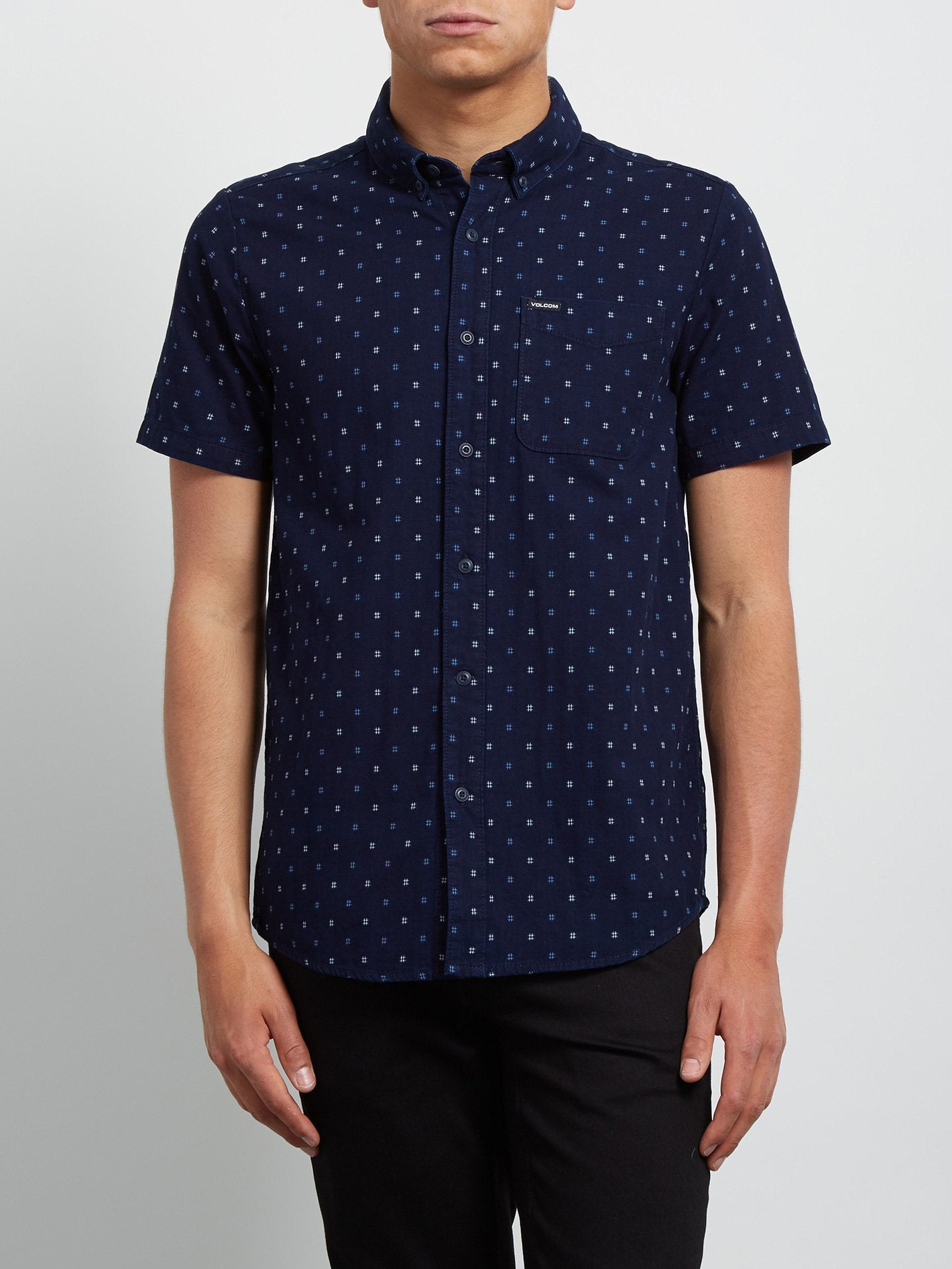 Chemise à manches courtes Earl - Indigo
