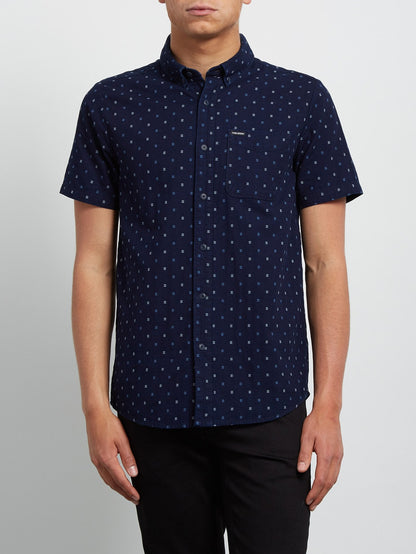Chemise à manches courtes Earl - Indigo