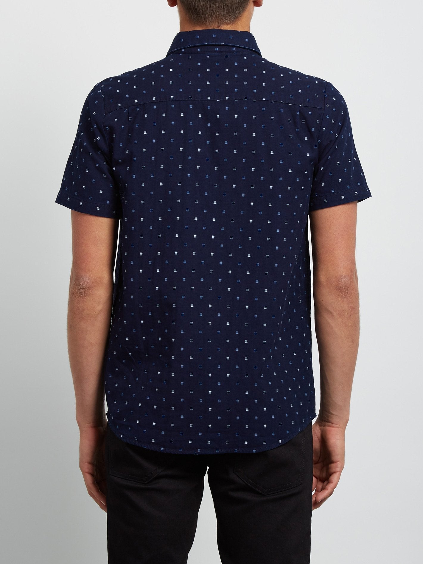 Chemise à manches courtes Earl - Indigo