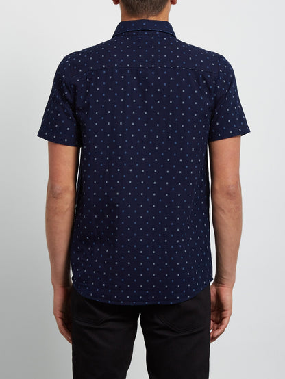 Chemise à manches courtes Earl - Indigo