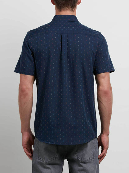 Chemise à manches courtes Rollins - Indigo