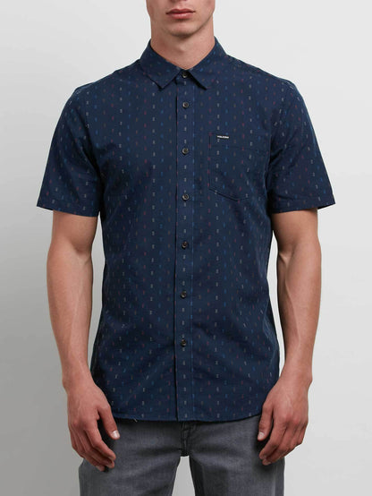 Chemise à manches courtes Rollins - Indigo