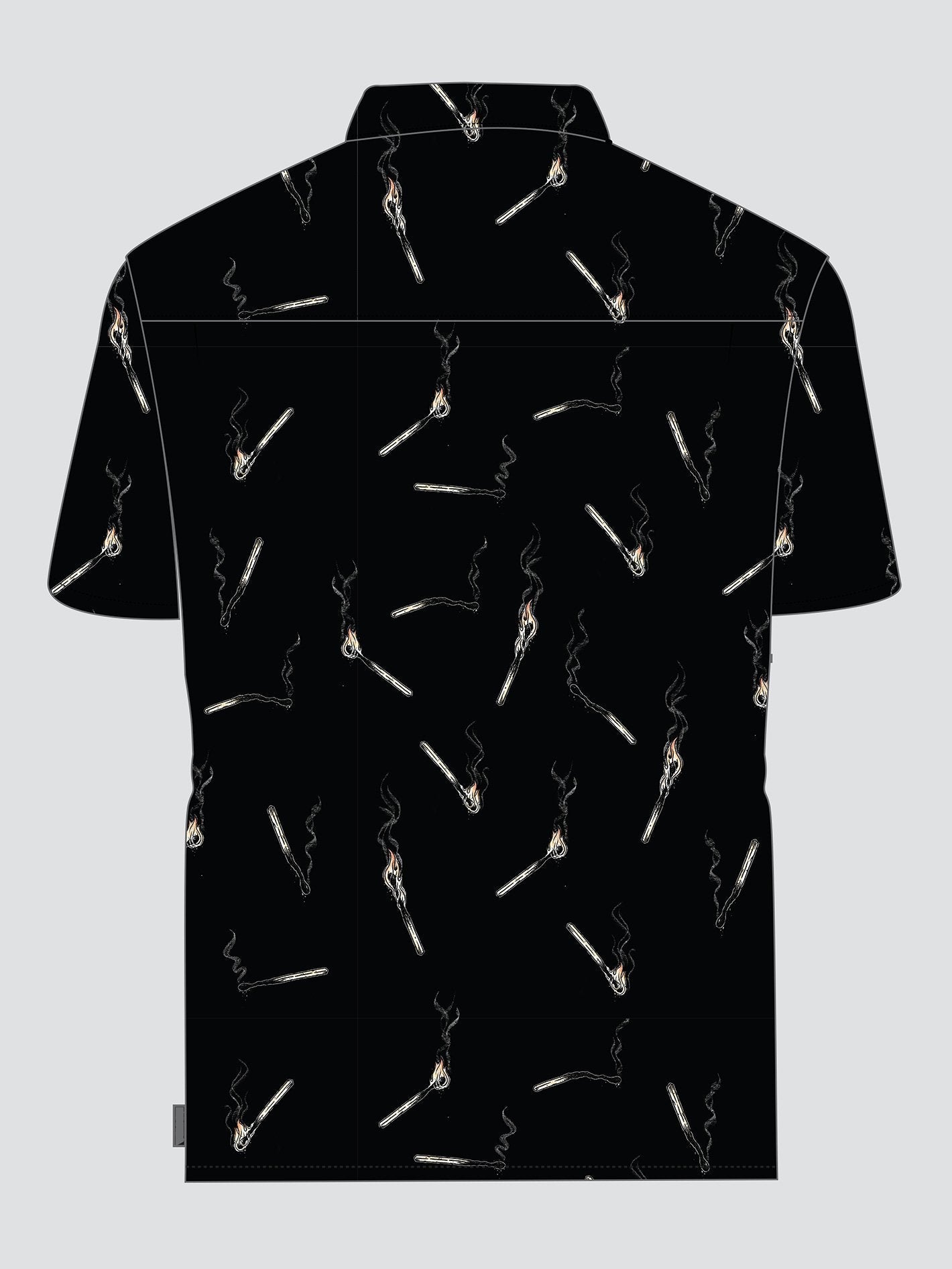 Chemise à manches courtes Waits - Black