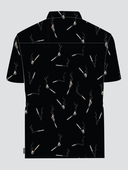 Chemise à manches courtes Waits - Black