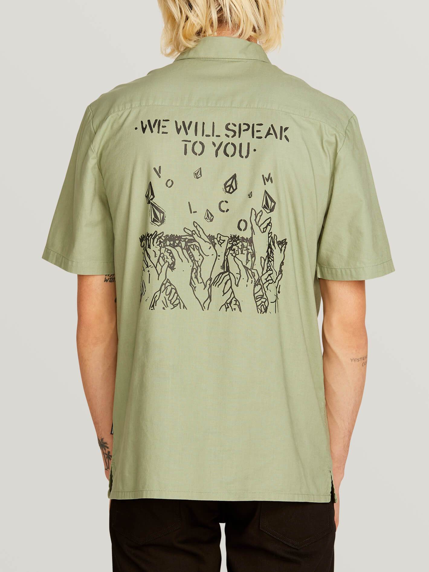 Chemise Crowd Control - Dusty Green