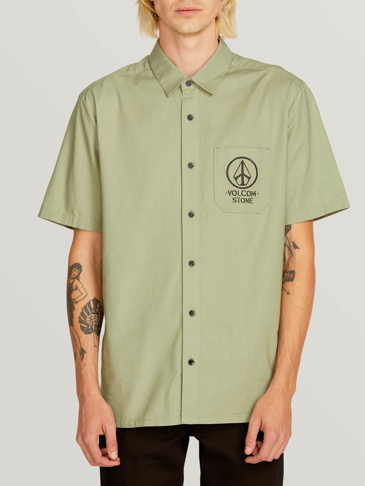 Chemise Crowd Control - Dusty Green