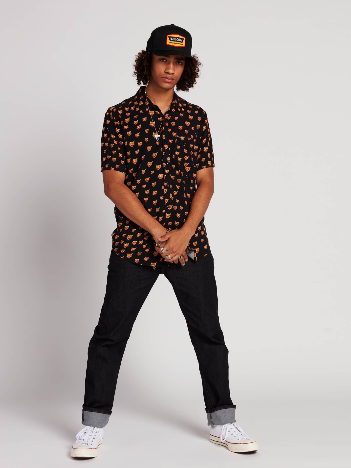 Chemise Ozzie Cat - Black