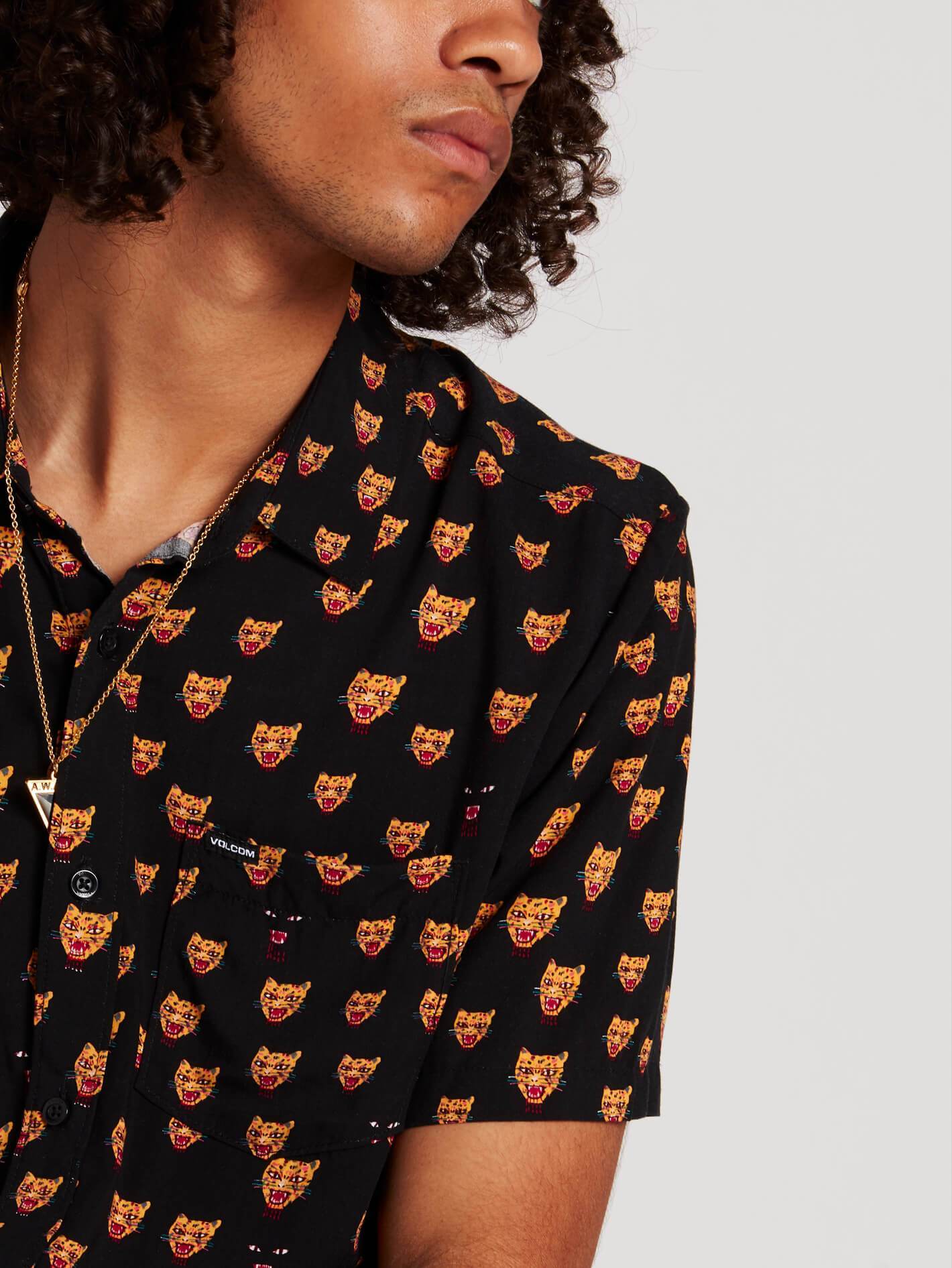 Chemise Ozzie Cat - Black