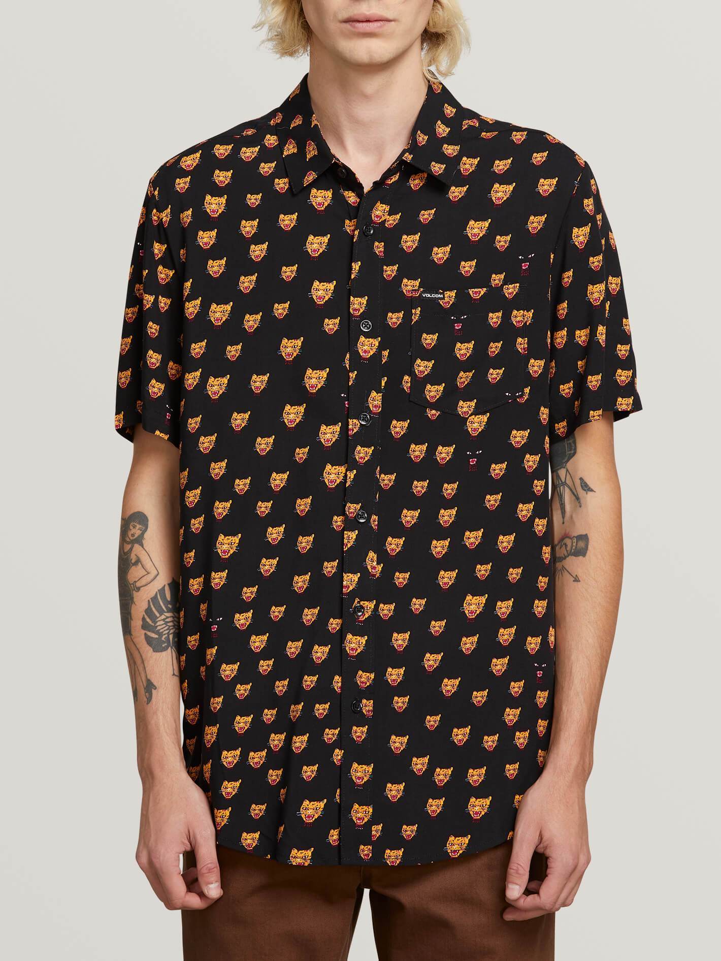 Chemise Ozzie Cat - Black