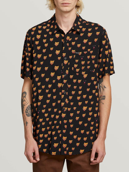 Chemise Ozzie Cat - Black