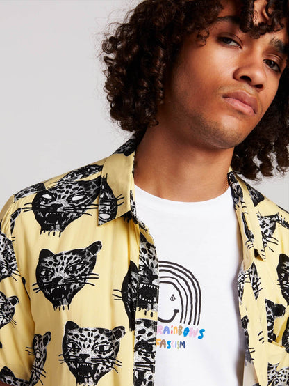 Ozzie Cat Shirt - Limette