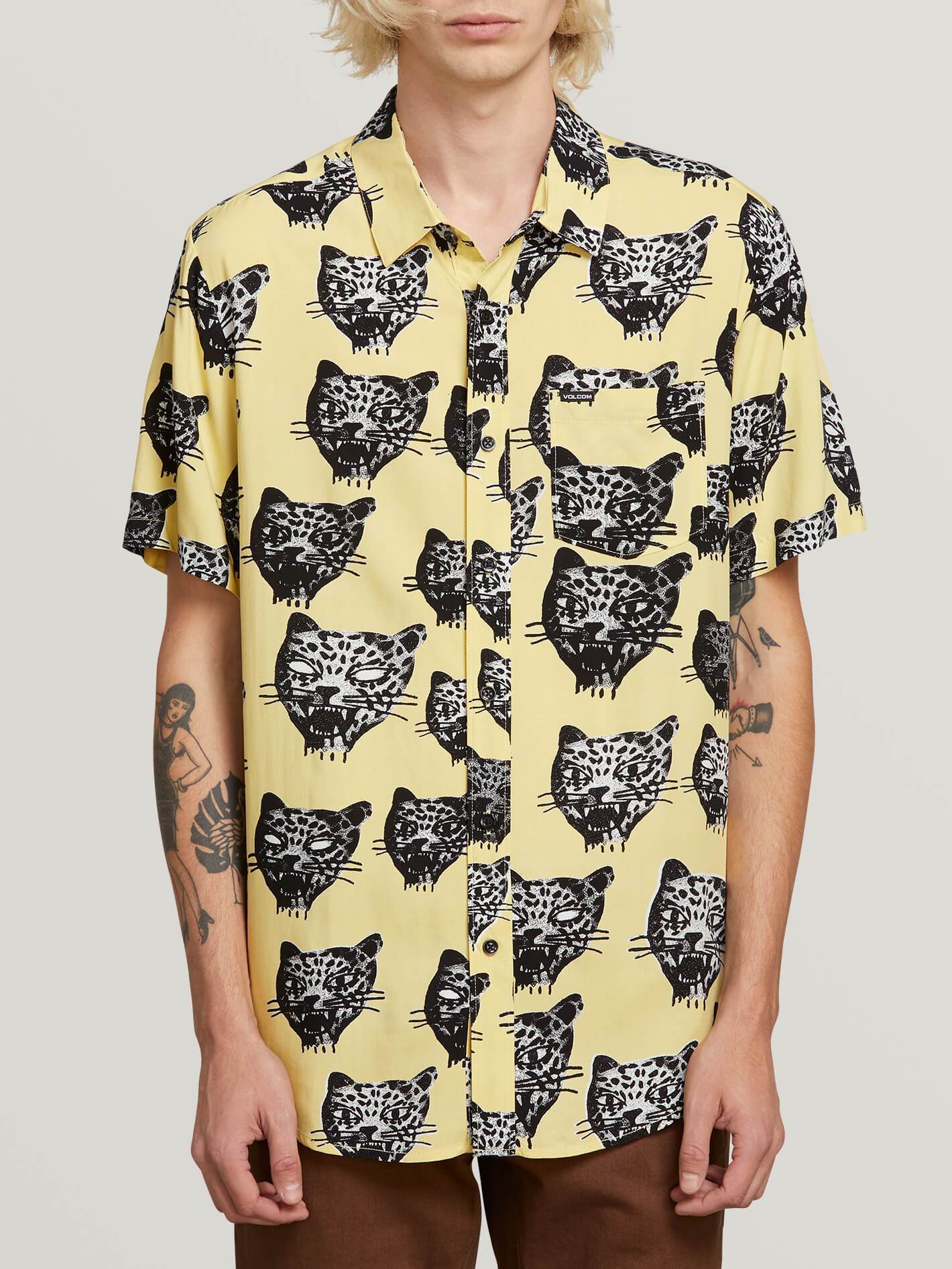 Ozzie Cat Shirt - Limette