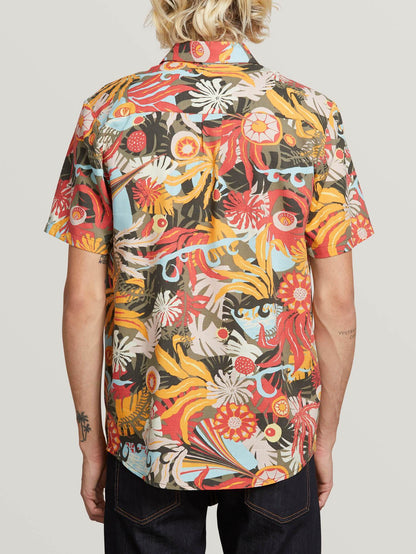 Psych Floral Shirt - Army