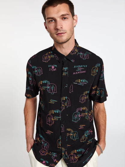 Alienated Shirt - SCHWARZ