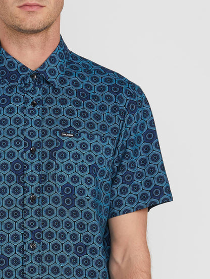 Sun Medallion Shirt - BLACK