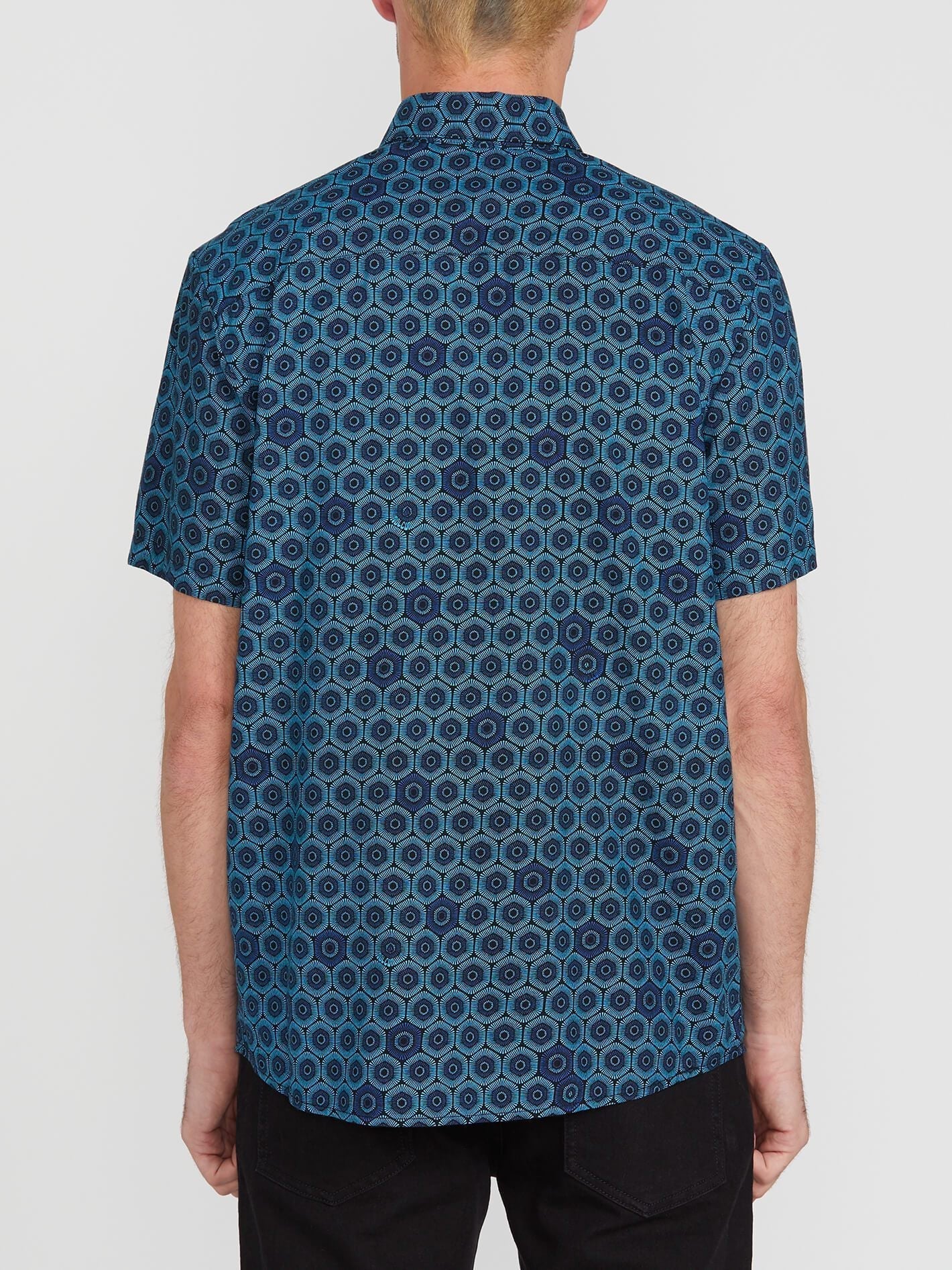 Sun Medallion Shirt - BLACK