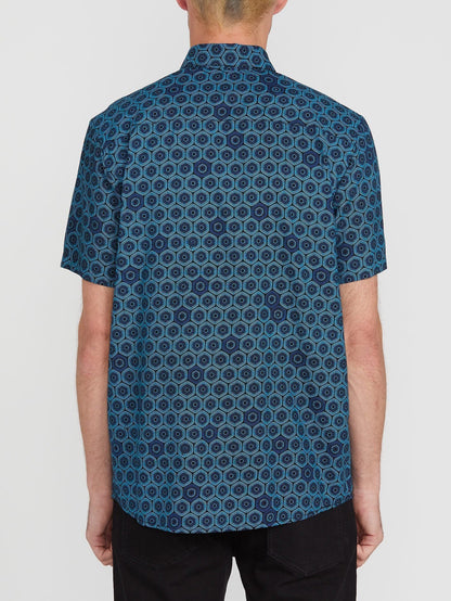 Sun Medallion Shirt - BLACK
