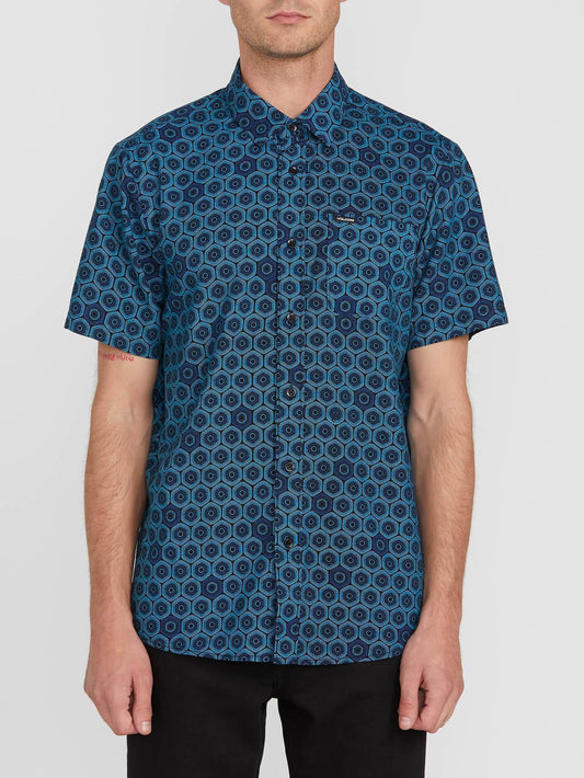Sonnenmedaillon-Shirt – SCHWARZ