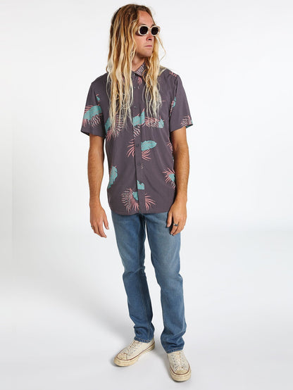 Bermuda Shirt - DARK CHARCOAL