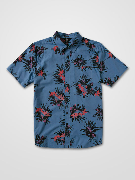 Chemise Floral With Cheese - Ballpoint Blue