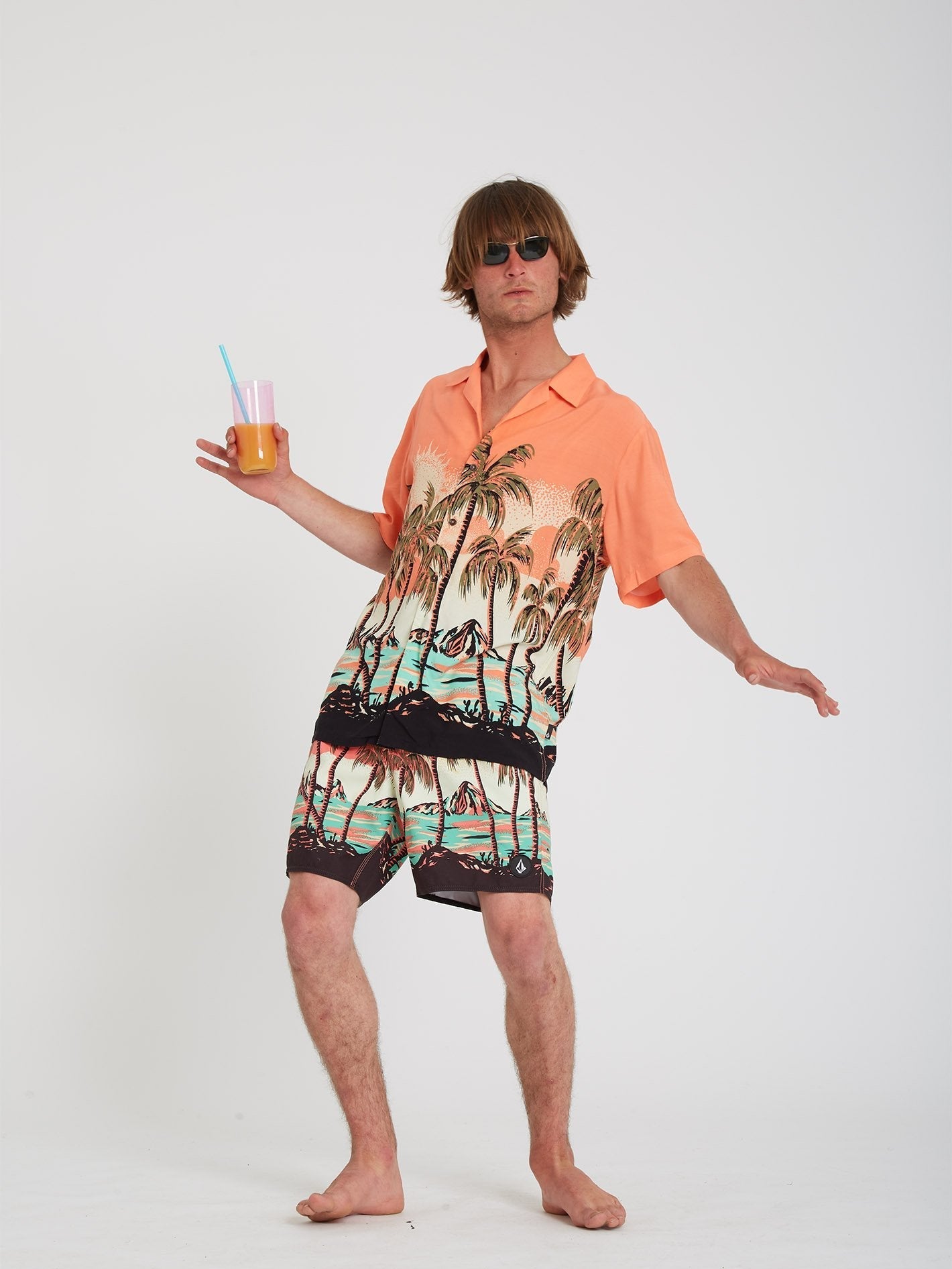 Chemise Parodice - LIVING CORAL
