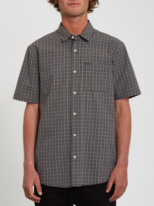 Chemise Mini Check Woven - BLACK