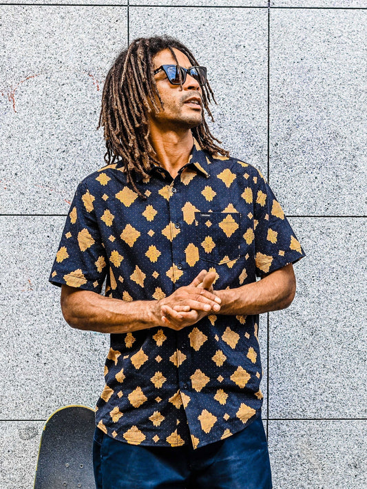 Grit Mandala Shirt - NEU SCHWARZ
