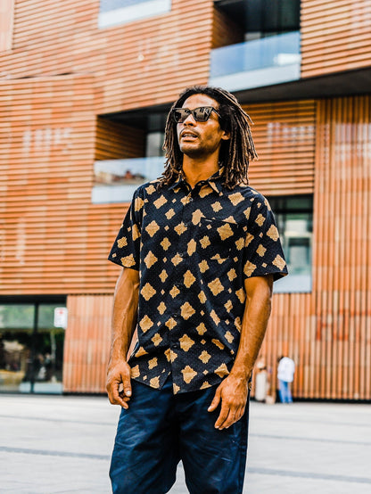 Chemise Grit Mandala - NEW BLACK