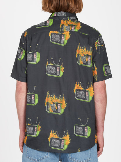 Justin Hager Woven Shirt - BLACK