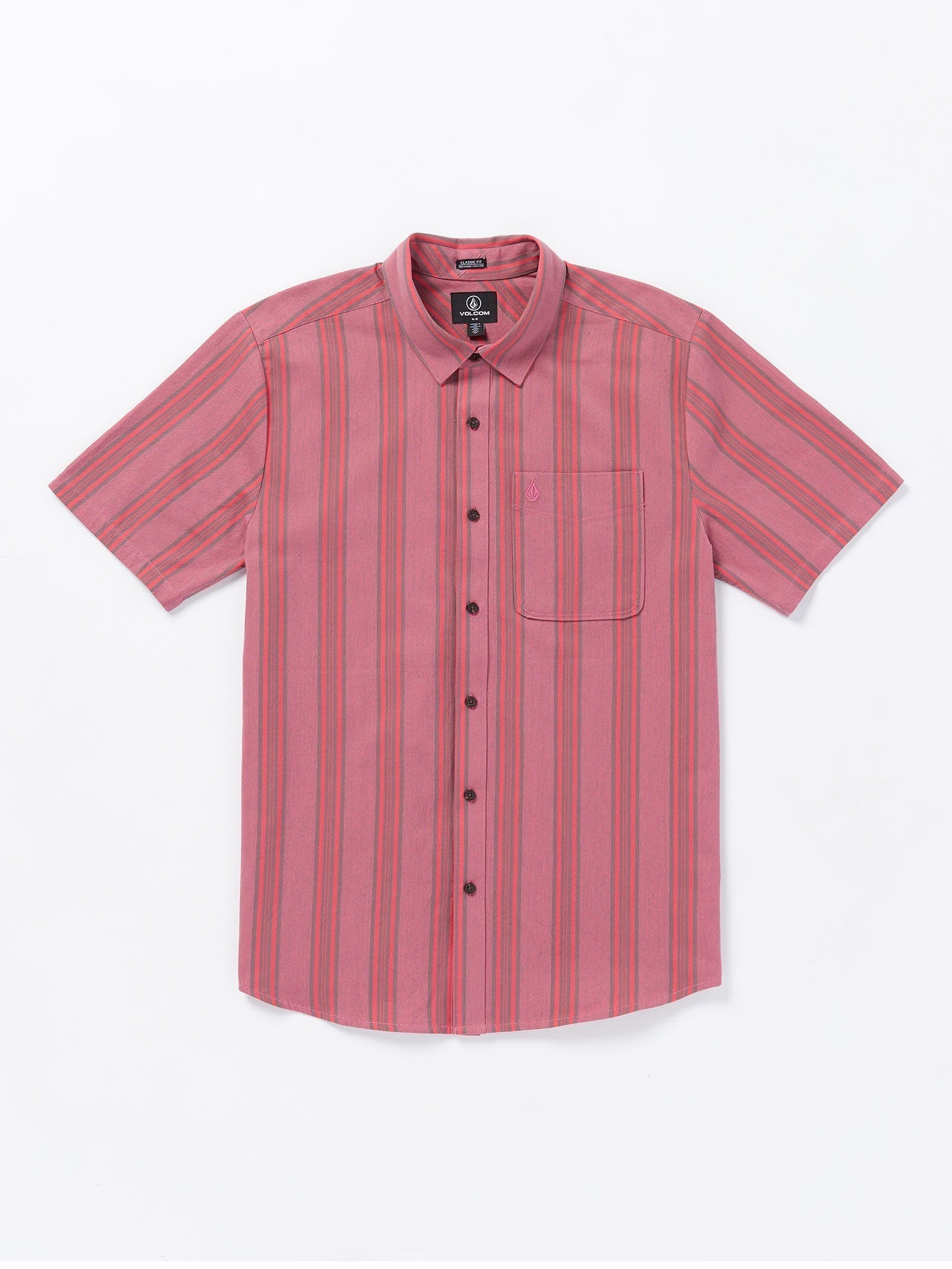 Chemise rayée Newbar - WASHED RUBY