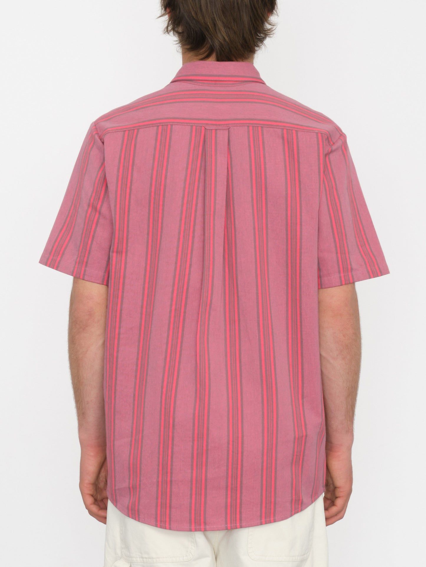 Chemise rayée Newbar - WASHED RUBY